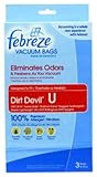 Febreze Vacuum Bags -- Fits Dirt Devil Swivel Gold, Platinum Force Bagged,  ....