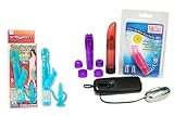 CalExotics Seahorse Triple Action Vibe Bundle - Adult Toy Sex Kit