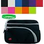 Triple Pocket Neorpene Sleeve Case with Compatible with Acer Aspire One AOD150 10.1-Inch Netbook (Acer Aspire One 10.1-Inch Laptop NOT included)
