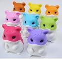 Hamster Japanese Erasers - 8 Pc By Iwako