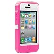 OtterBox Defender Case for iPhone 4 (White/Pink, Retail Packaging, Fits AT&T iPhone)