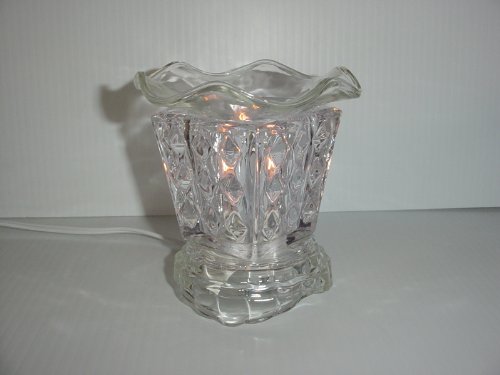 Clear Glass Electric Oil Diamond style