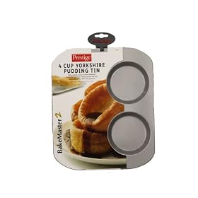 Meyer Prestige BakeMaster Yorkshire Pudding Tin set 4 Cup