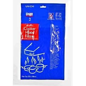 Universal Cooker Hood Grease Filters - Pack of 2