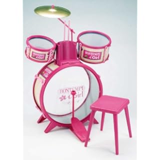 Bontempi iGirl Pink Four Piece Drum Set