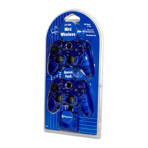 VideoGames: PlayStation 2 Wireless Controller 2 pk.