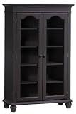 Harwick Five - shelf Bookcase With Glass Doors