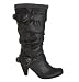 Mustang Damenschuhe Stiefel Schuhe Damenstiefel dunkelgrau