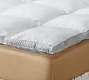 BLUE NILE MILLS (((FREE SHIPPING IN THE LOWER 48 STATES))) All Season Down Alternative Mattress Topper 230TC Shell