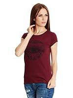 Broadway NYC Camiseta Manga Corta Beverlee (Burdeos)