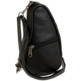 AmeriBag Leather Baglett Shoulder Bag