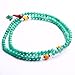 Qiyun 6mm Blue Prayer Mala Tibet Buddhist Meditation Necklace Bracelet