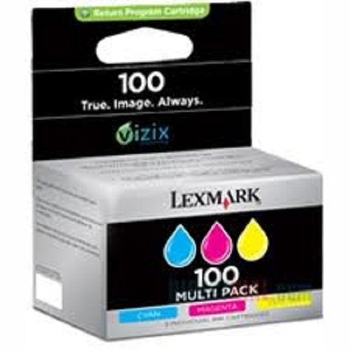 3-Pack 100 Color (CMY) Return Program Ink Cartridges