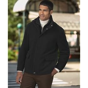 Alfani Wool Cashmere Double Collar Coat by Alfani