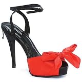 PENTHOUSE PH504-MARIANE 4.5 Satin Peep-Toe W/ 0.75 Concealed Platform