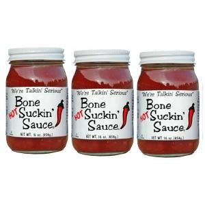 Bone Suckin' BBQ Sauce Hot 3 Pints
