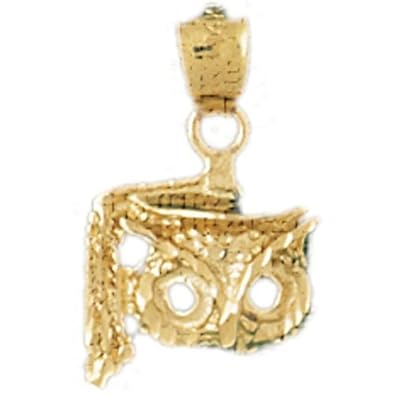 Cheap Girls Jewelry Dazzlers Solid 14k Gold Owl Mask Charm Pendant Available in three colors from jewelsberry (weights: 1.4 grams only) For Sale