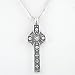 Sterling Silver Celtic Cross Pendant on 16 Ball Chain, #8712
