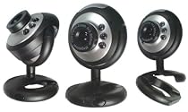 12 Megapixel Webcam Camera with Built-in Microphone and Built-in Adjustable LED Lights / NightVision, Plug and Play by XGadget