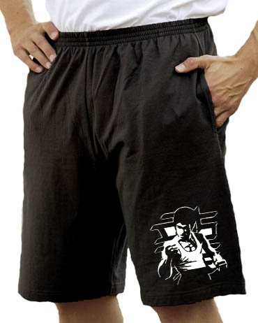 Touchlines Unisex/Herren Bermuda Short Bruce Lee Karate, black, L, B1032 Preisvergleich