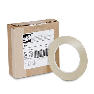 3M Scotch Fine Line Tape 218 06308, 3/32 in x 60 yd