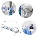 iLifeTech Excellent Storage Solution! Removable Mop and Broom Wall Racks with 3 Position and 2 Hooks