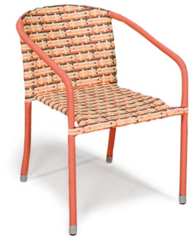 Hansen Outdoor 10/105MC30 Outdoor-Stuhl, Aluminiumgestell, Multicolor-Geflecht, B 57 T 64, Preisvergleich