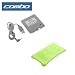 Premium Light Green Durable Soft Silicone Skin Cover Case + Large Capacity Rechargable Battery Pack for Nintendo Wii Fit Balance Board