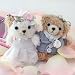 COBEコービー★ぬいぐるみウェディングペア携帯ストラップ(COBE Marriage)