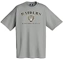 Oakland Raiders Silver "Silver And Black Attack" Fanatic Fan Short Sleeve Tee Shirt By VF Imagewear