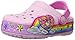 Crocs Kids' CrocsLights Rainbow Heart Light-Up Clog (Infant/Toddler/Little Kid/Big Kid), Ballerina Pink, 2 M US Little Kid