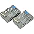 DSTE&reg; 2x EN-EL3E Replacement Li-ion Battery for Nikon D70 D70S D80 D90 D100 D200 D300 D300S D700 Camera