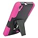 Phone Case for Huawei Vision 3 LTE ( Consumer Cellular ) Pink Corner with Rugged Cover Kickstand