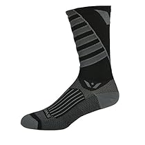 Swiftwick Eight Vision Team Grey/Black, M - Men's
