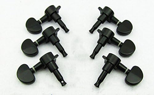 Ursmile Tuning Pegs 3L3R Machine Heads Bass Semicircular Style Black