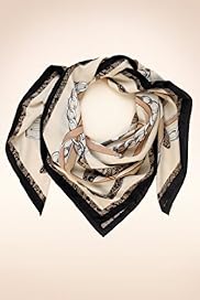 Lightweight Snakeskin Chain Print Scarf