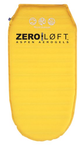 Pacific Outdoor Equipment Peak Oyl Elite Sleeping Pad (Solar Orange/Flame Orange, 18 x 37 x 1.5- Inch)