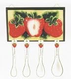 STRAWBERRY Wall Plaque with Measuring Spoon Set *NEW*!