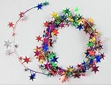 Multicolor Star Wire Garland