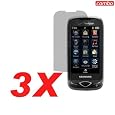 3-Pack Samsung Reality U820 Combo LCD Screen Protector for Samsung Reality U820