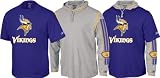 Minnesota Vikings Youth Long Sleeve Hooded Tee Combo Pack