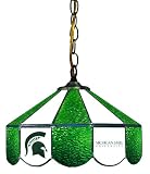 Michigan State Spartans Stained Glass Bar Light