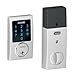 Schlage Z-Wave Connect Century Touchscreen Deadbolt with Built-In Alarm, Bright Chrome, BE469 CEN 625, Works with Alexa via SmartThings, Wink or Iris