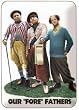 The Three Stooges "Fore" Fathers Switch Plate Cover