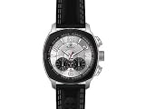 Timberland QT712.13.02 Gents Glenwood Silver Dial Black Leather Strap Watch
