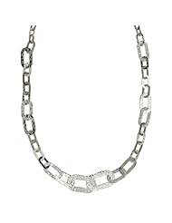 Stainless Steel Multi-Sizes "0" Necklace, 36"
