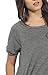 Women's Scoop Neck Short Sleeve Ponte Knit Casual T-Shirt Dress with Pockets