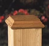 4x4 Hatteras Castine Cedar Post Cap With No Hole [CAPITOL CITY LUMBER]