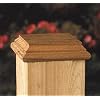 4x4 Hatteras Castine Cedar Post Cap With No Hole [CAPITOL CITY LUMBER]