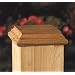 6X6 Hatteras Castine Cedar Post Cap Without Hole (CAPTIOL CITY LUMBER)